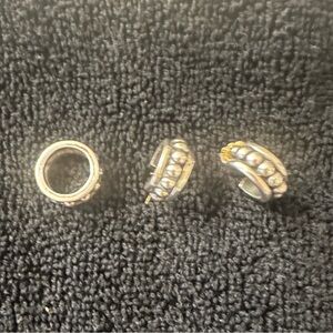 Mignon Faget Sterling Silver Romanesque Collection Earrings and Pendant